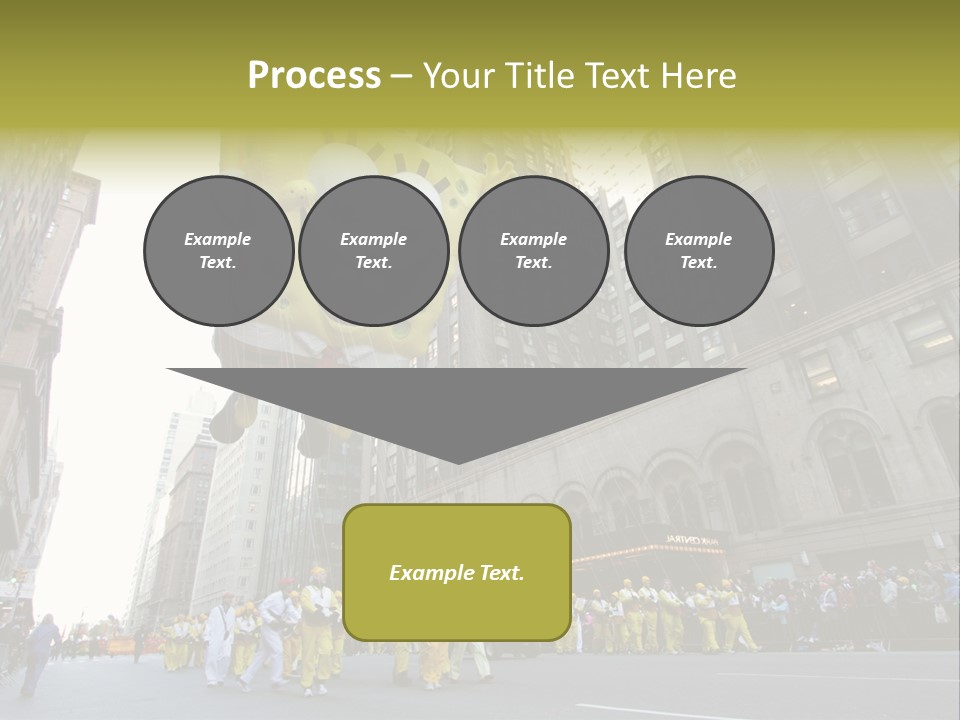 Squarepants Handle Smile PowerPoint Template