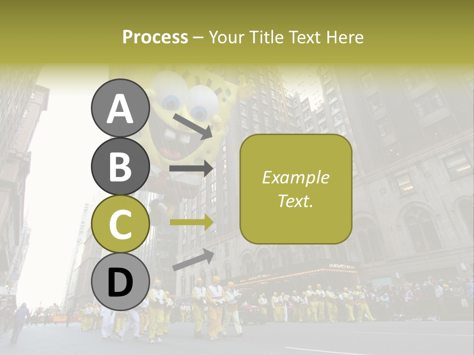 Squarepants Handle Smile PowerPoint Template
