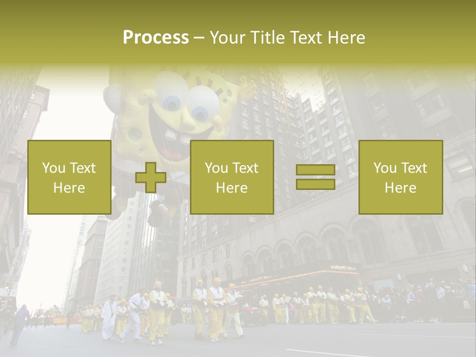 Squarepants Handle Smile PowerPoint Template