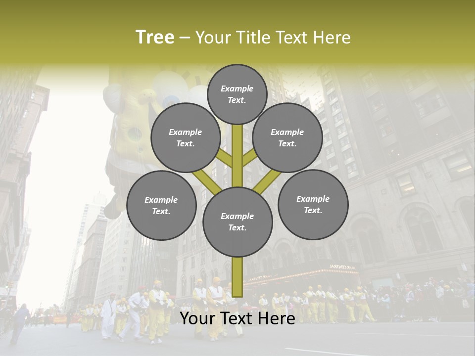 Squarepants Handle Smile PowerPoint Template