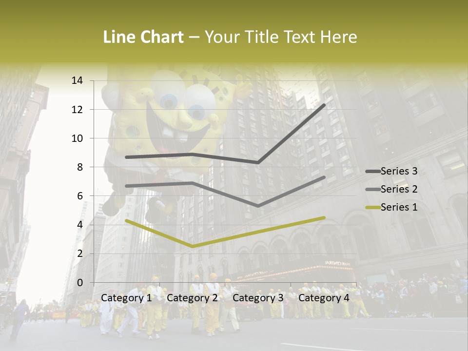Squarepants Handle Smile PowerPoint Template