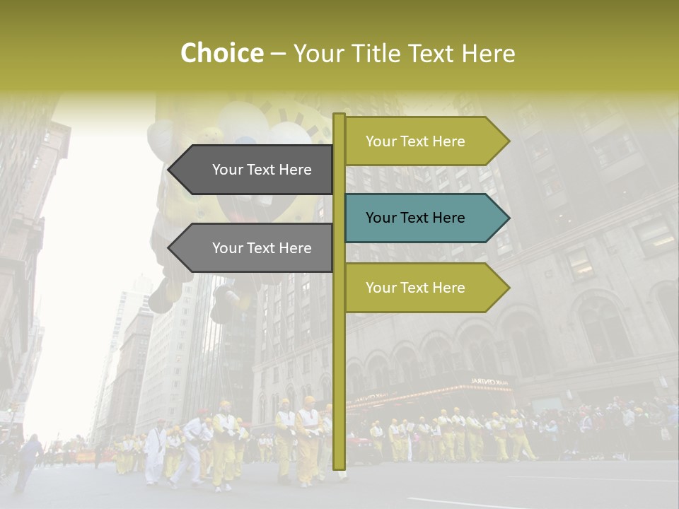 Squarepants Handle Smile PowerPoint Template