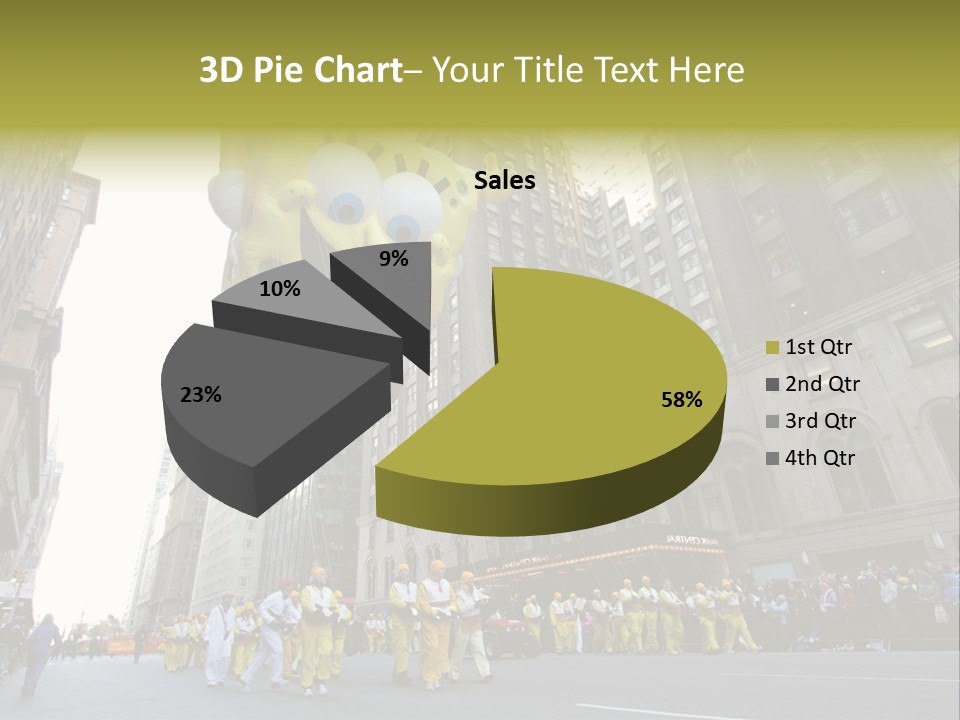 Squarepants Handle Smile PowerPoint Template