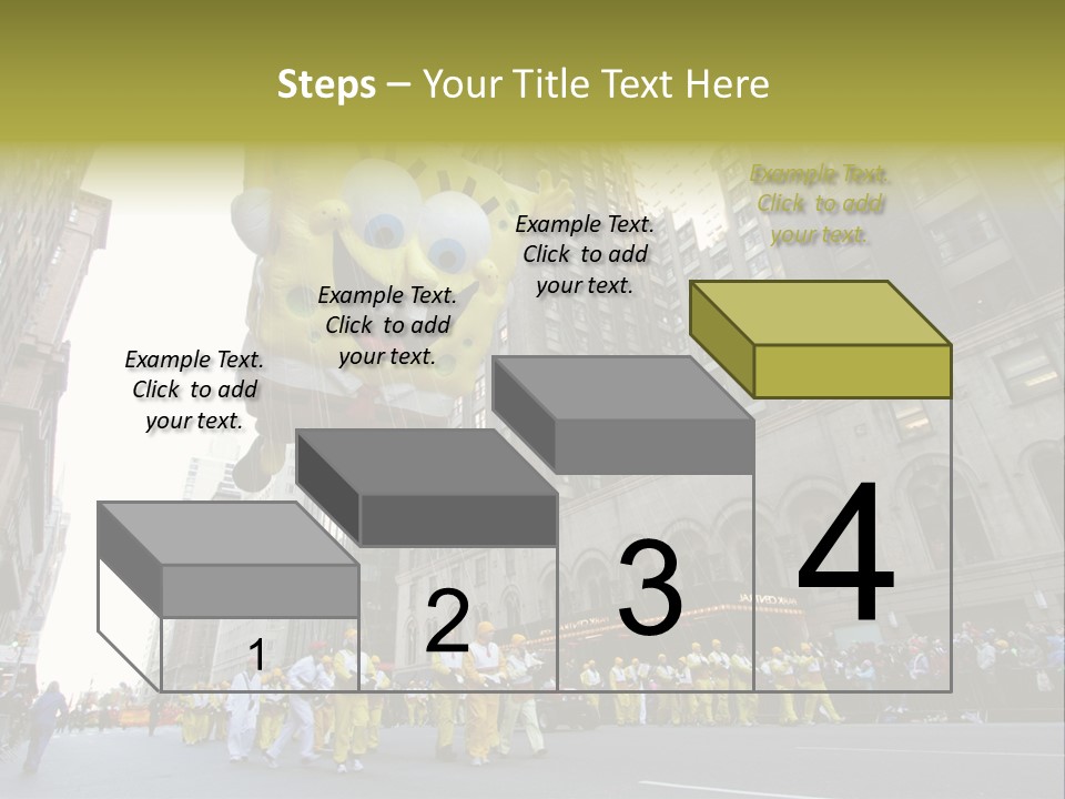 Squarepants Handle Smile PowerPoint Template