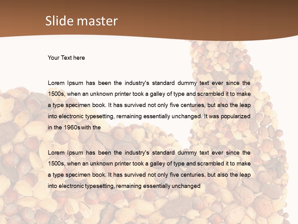 Flexed Food Fitness PowerPoint Template