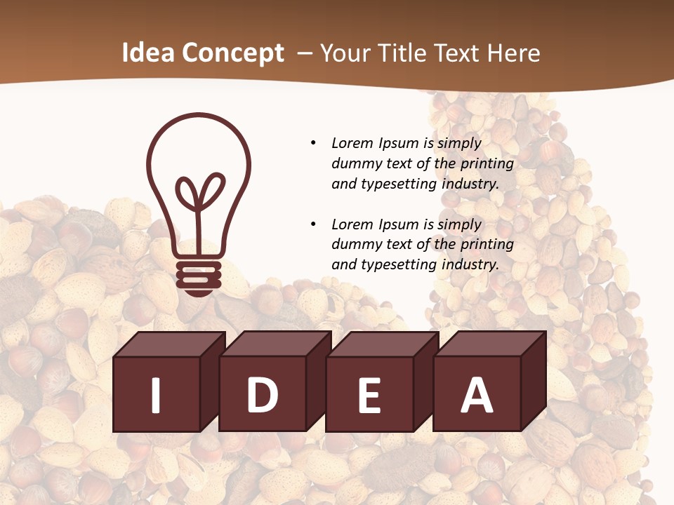 Flexed Food Fitness PowerPoint Template