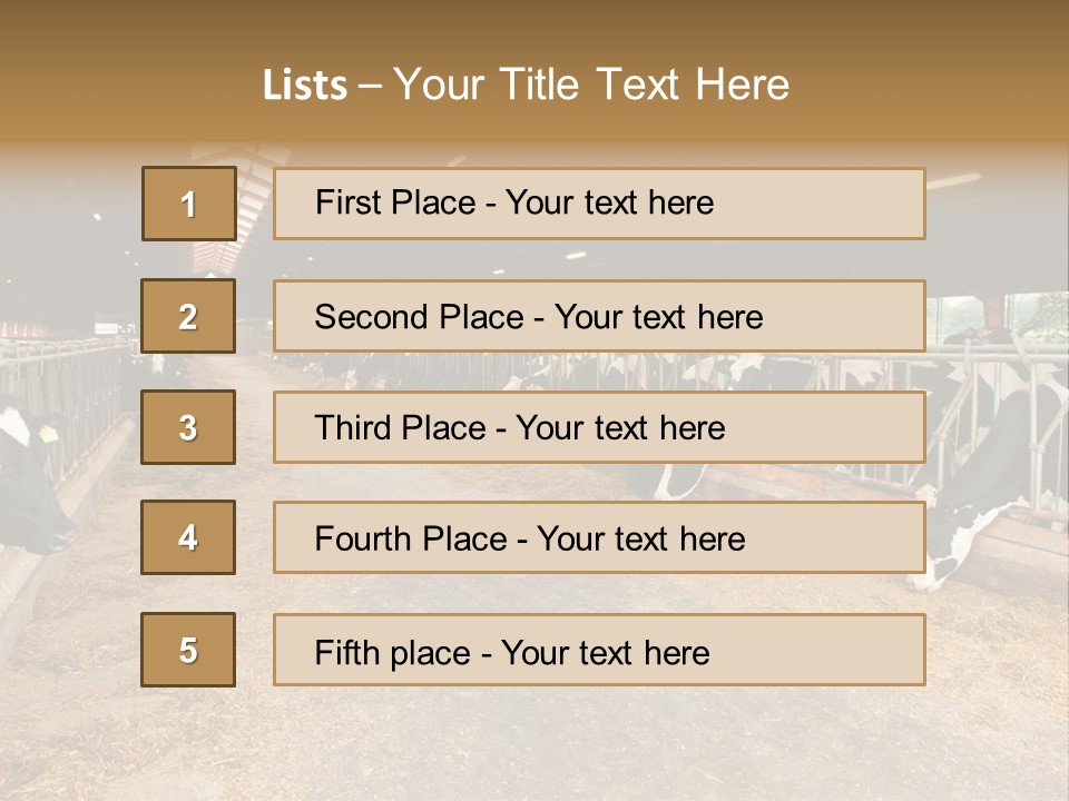 White Nature Domestic PowerPoint Template
