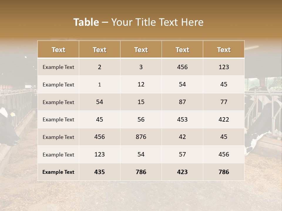 White Nature Domestic PowerPoint Template