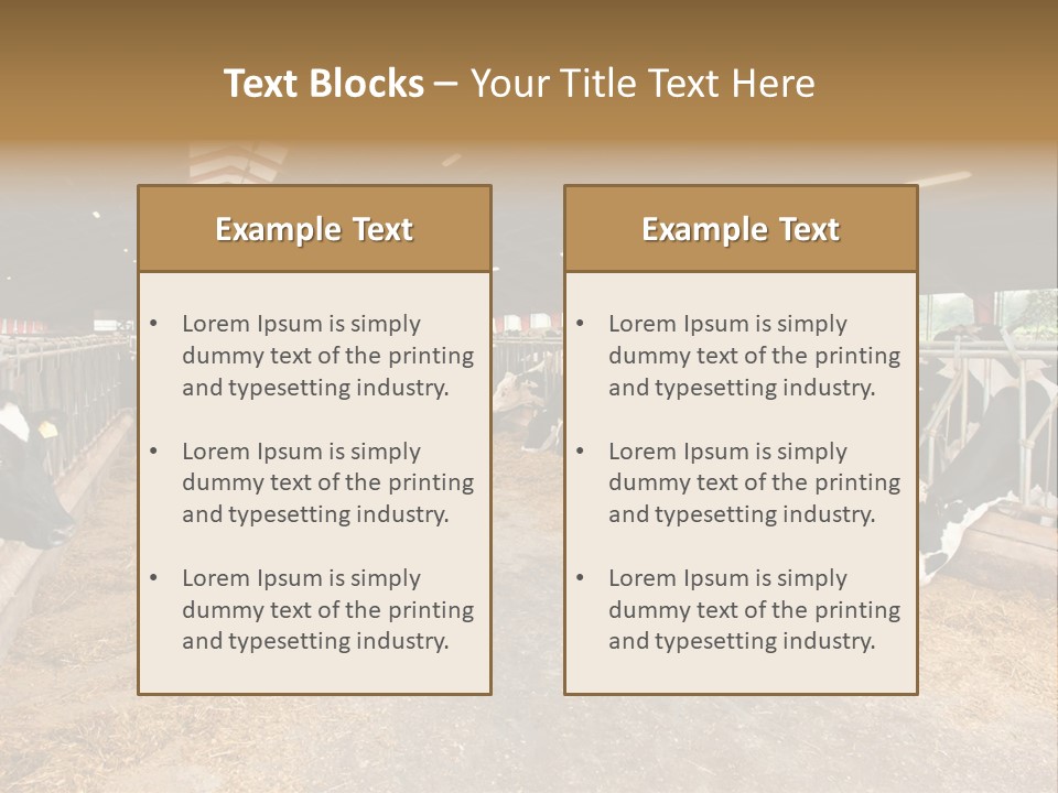 White Nature Domestic PowerPoint Template