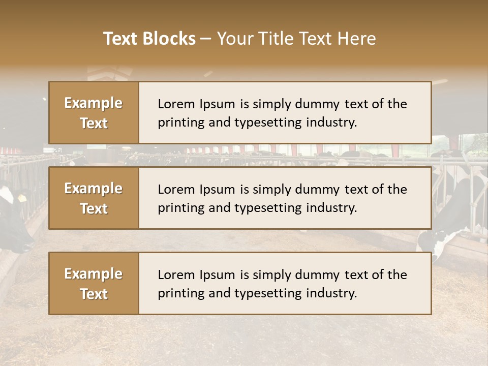 White Nature Domestic PowerPoint Template