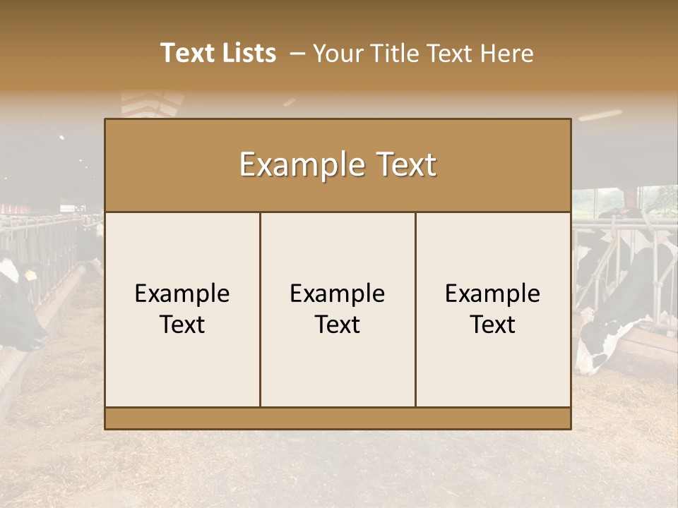 White Nature Domestic PowerPoint Template