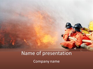One White Alarm PowerPoint Template