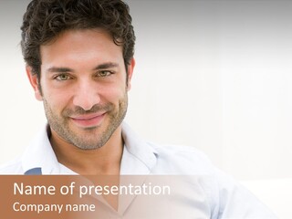 Handsome Mid Relax PowerPoint Template