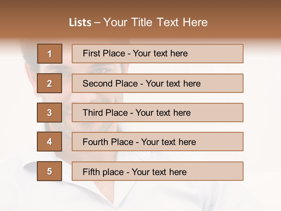 Handsome Mid Relax PowerPoint Template