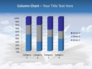 Bookshelf College Stack PowerPoint Template