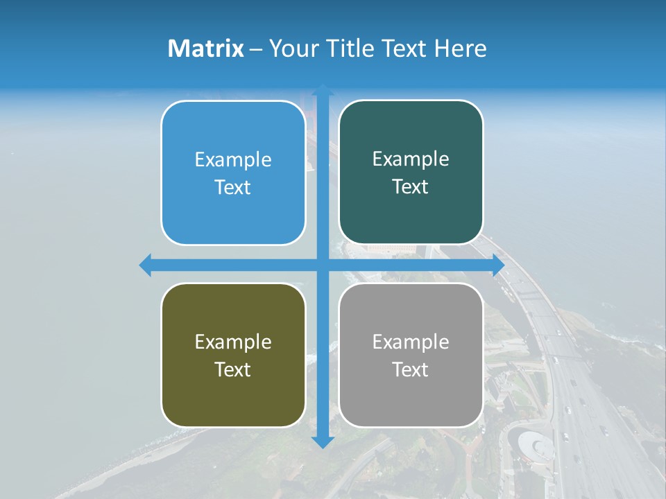 Area Blue Marin PowerPoint Template