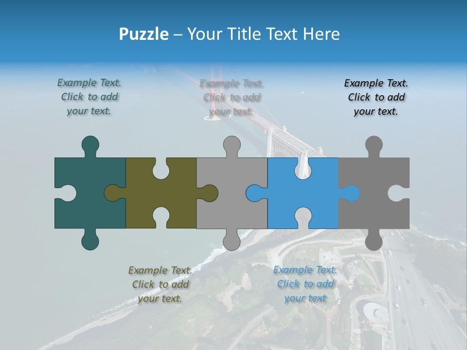 Area Blue Marin PowerPoint Template