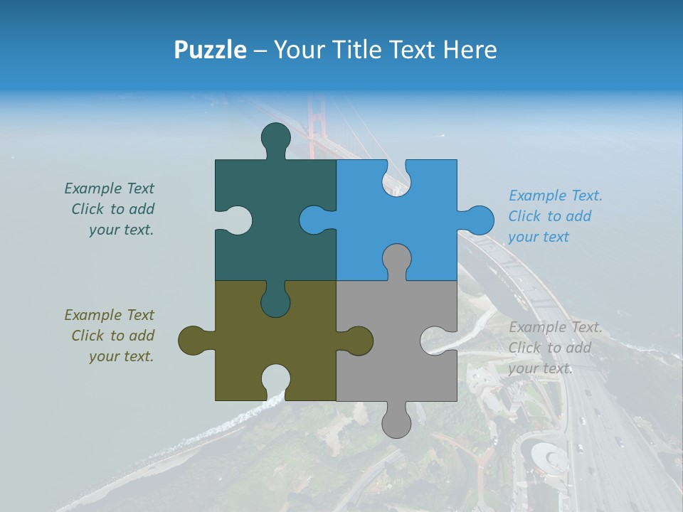 Area Blue Marin PowerPoint Template