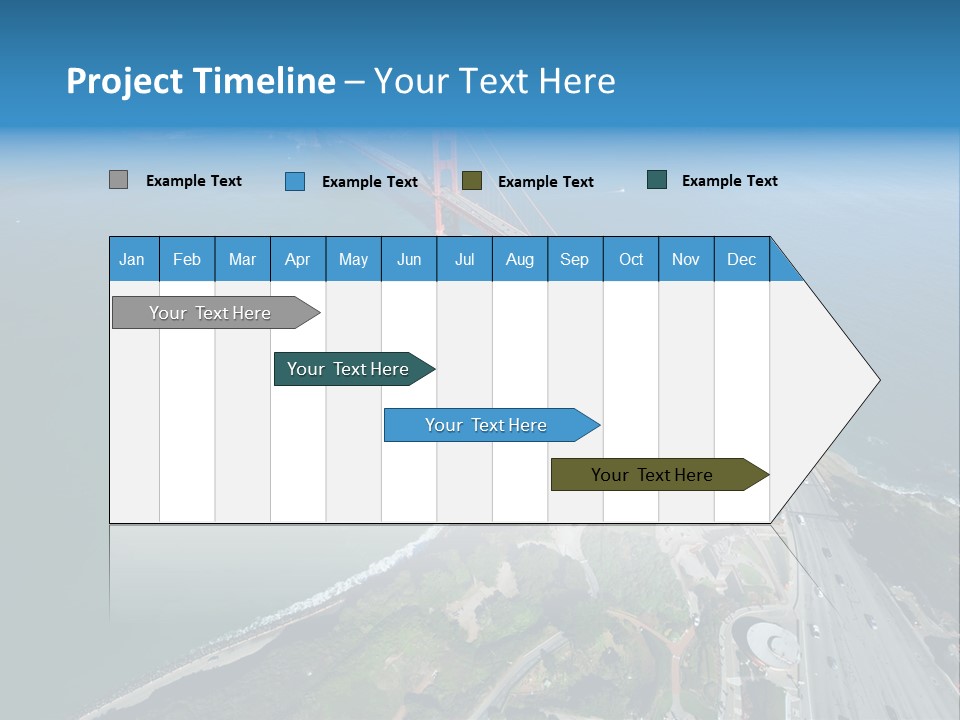 Area Blue Marin PowerPoint Template