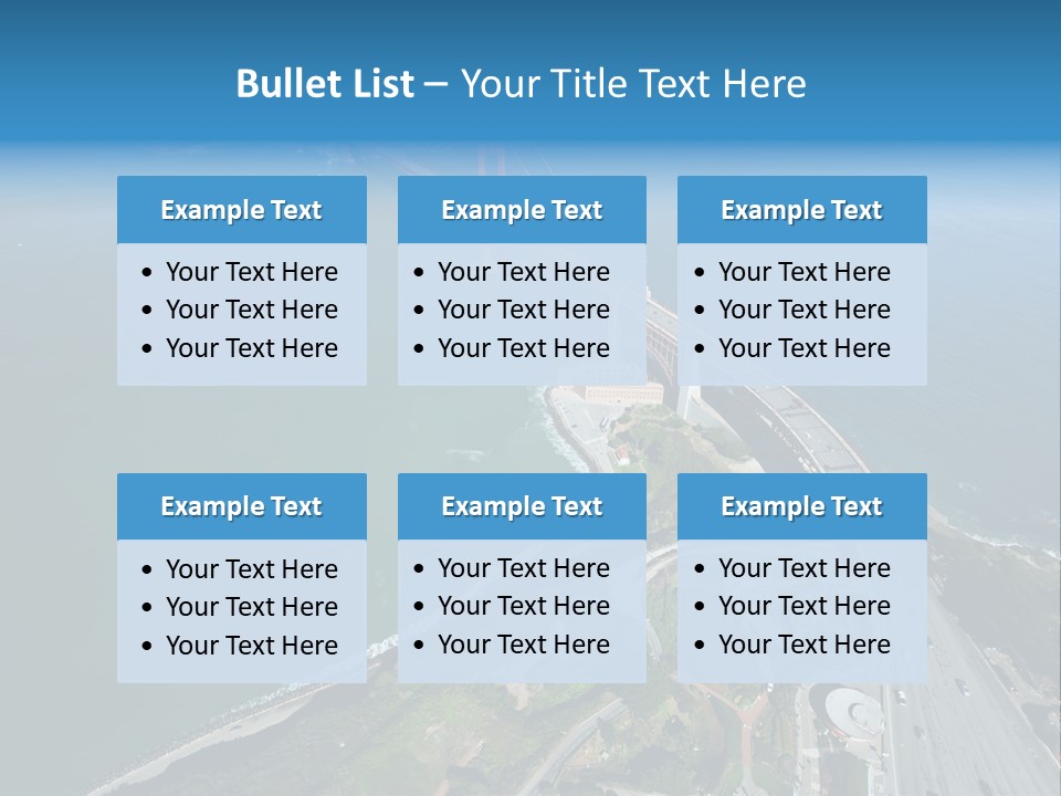 Area Blue Marin PowerPoint Template