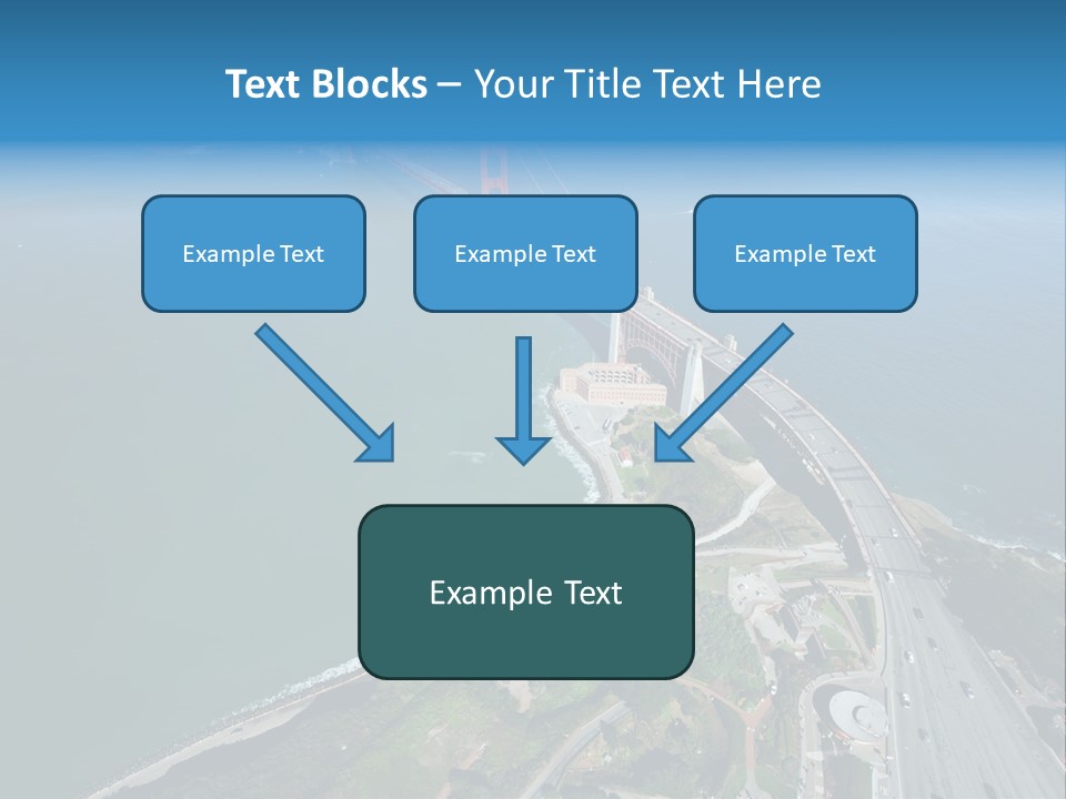 Area Blue Marin PowerPoint Template