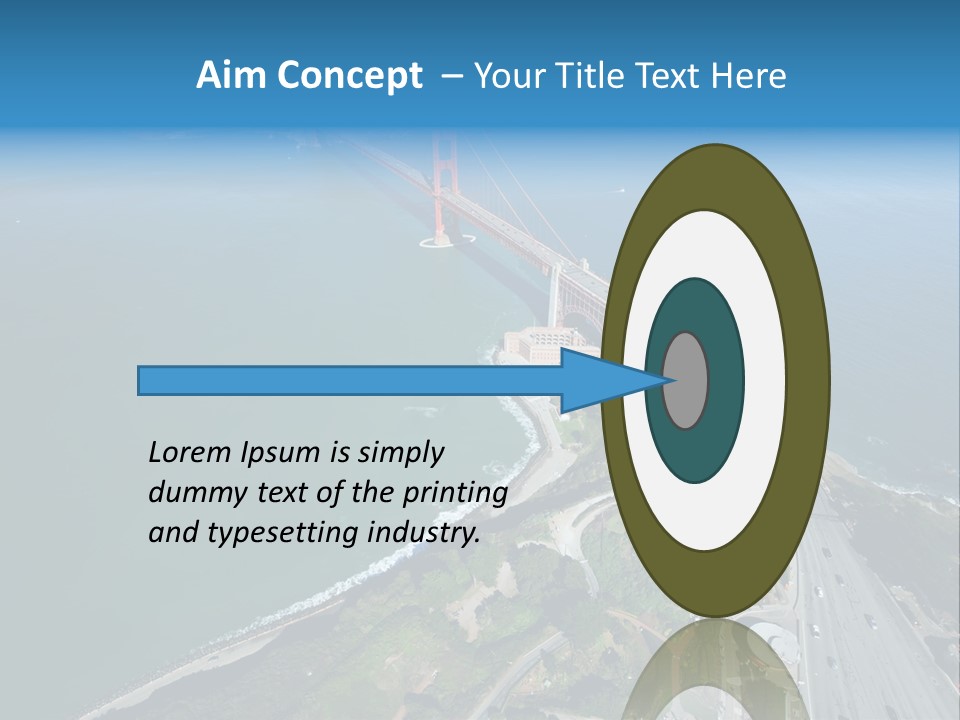 Area Blue Marin PowerPoint Template