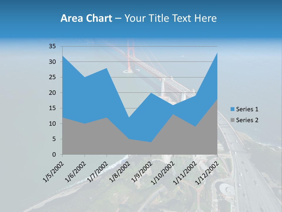 Area Blue Marin PowerPoint Template