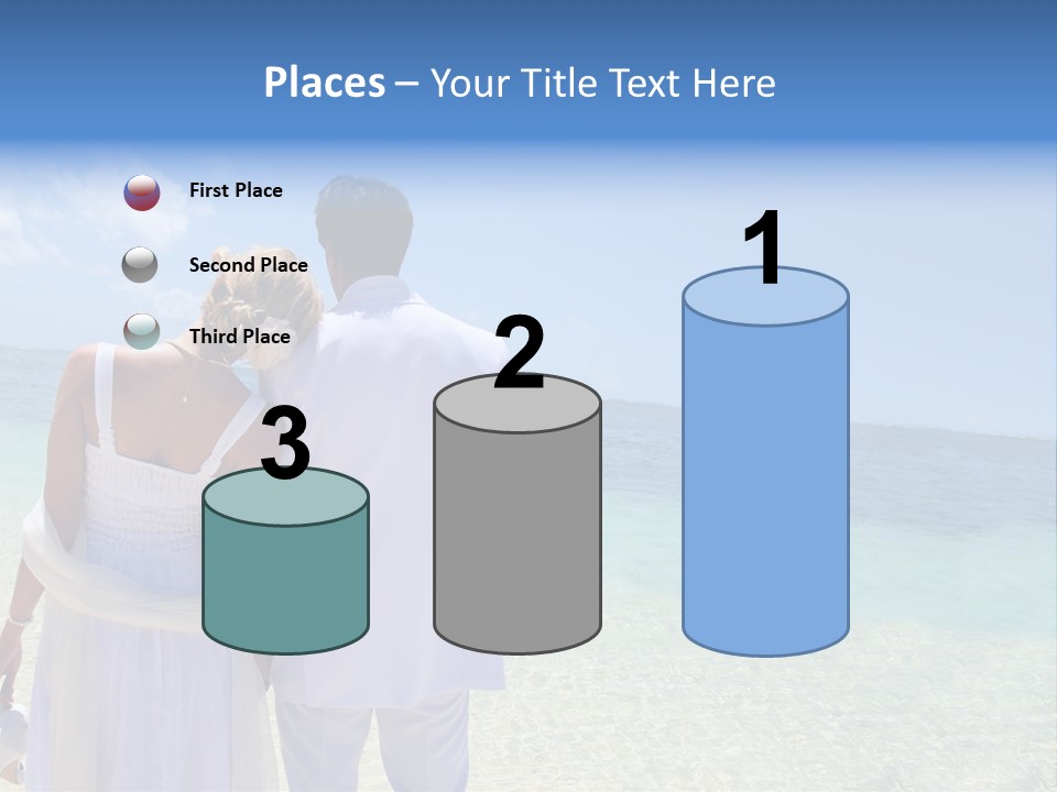 Cheerful Resort Blond PowerPoint Template