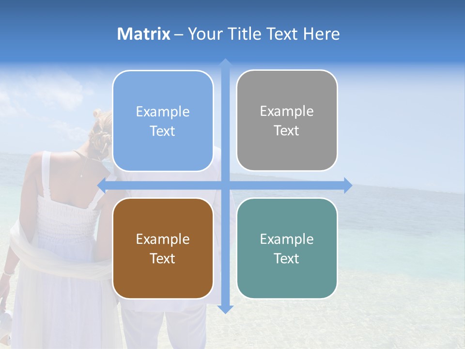 Cheerful Resort Blond PowerPoint Template