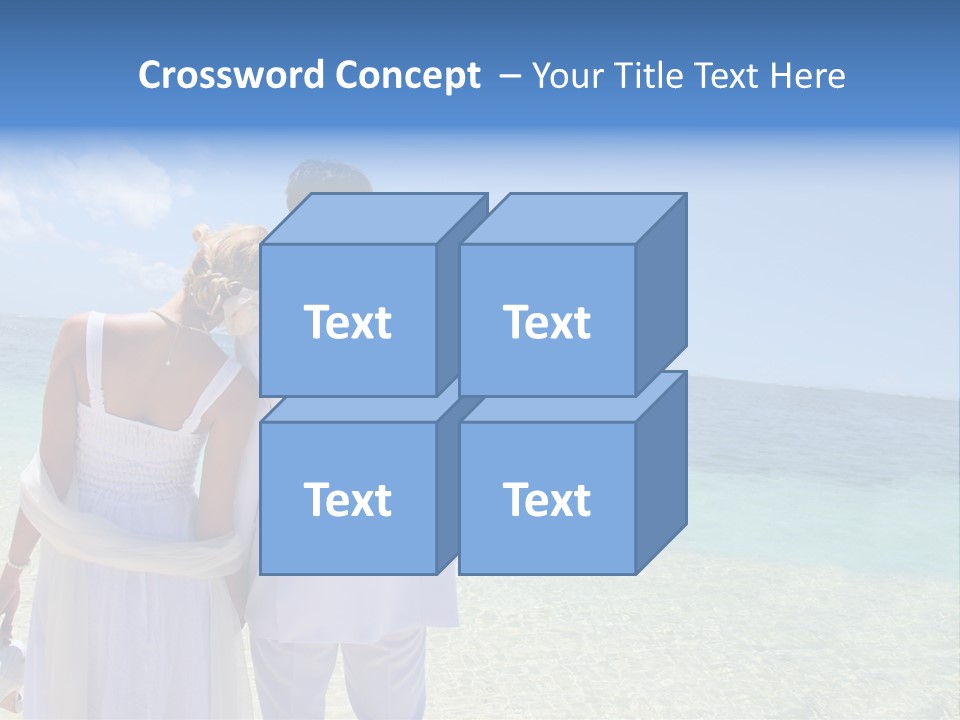 Cheerful Resort Blond PowerPoint Template