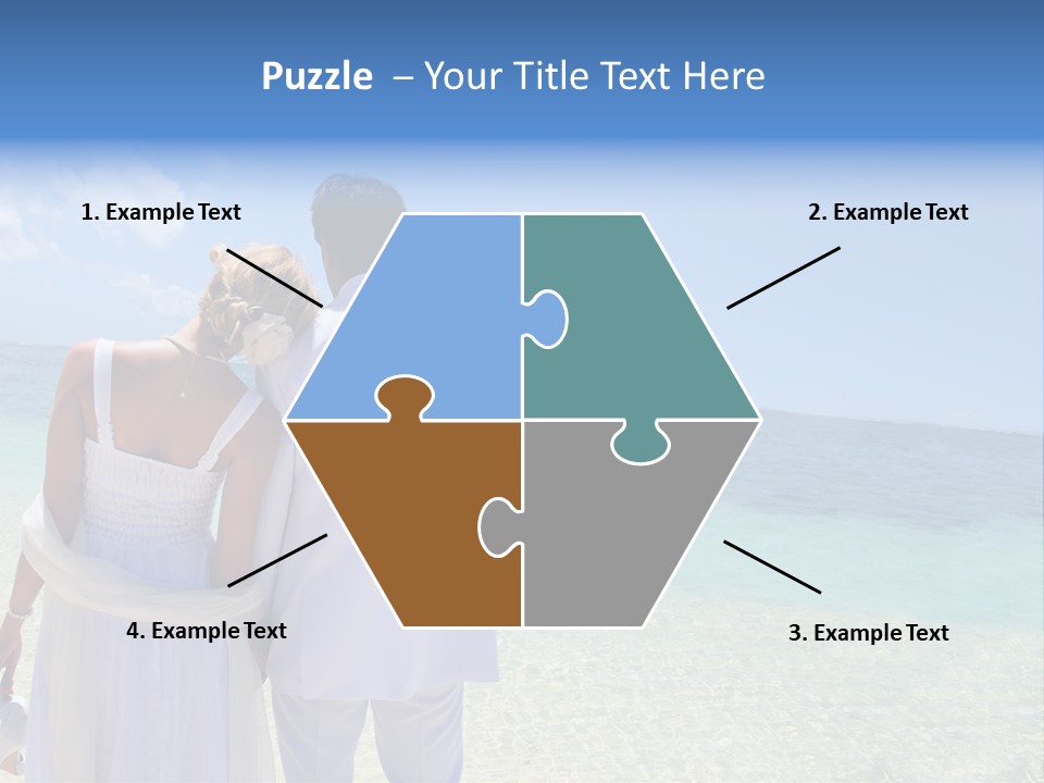 Cheerful Resort Blond PowerPoint Template