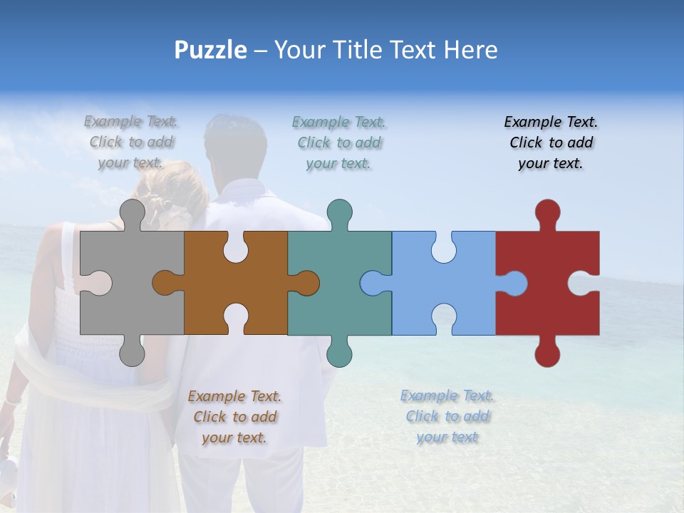 Cheerful Resort Blond PowerPoint Template