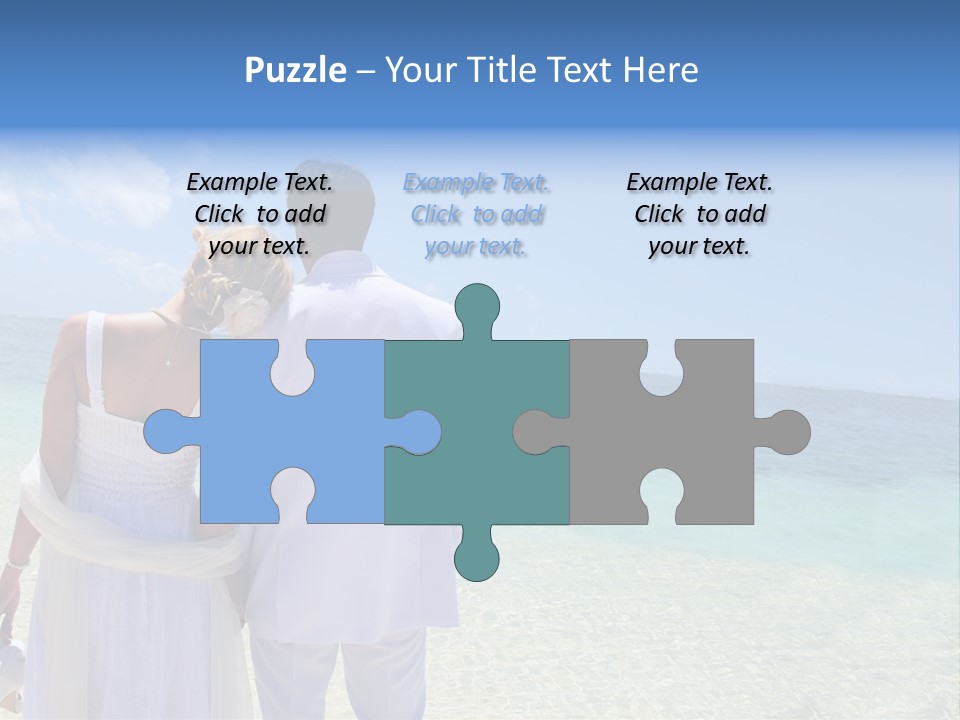 Cheerful Resort Blond PowerPoint Template