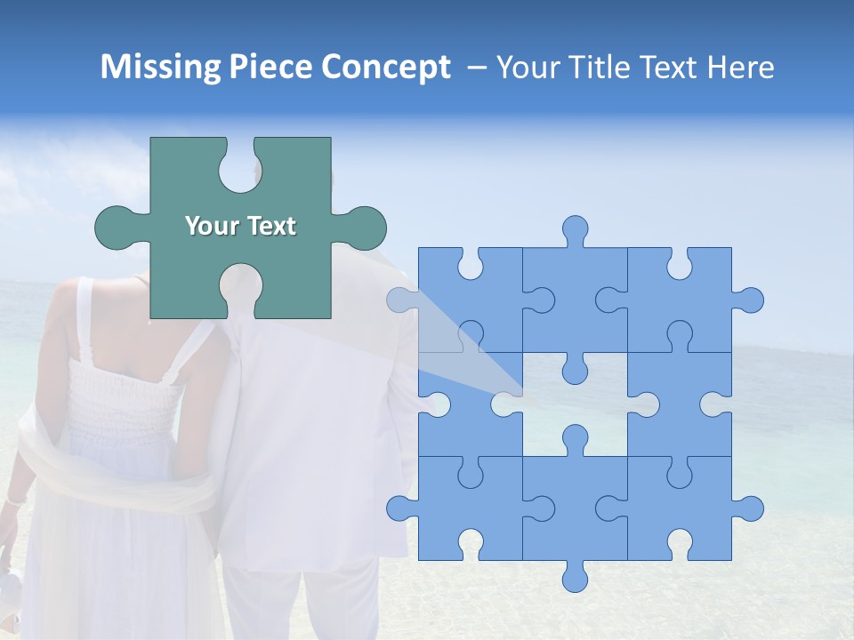 Cheerful Resort Blond PowerPoint Template