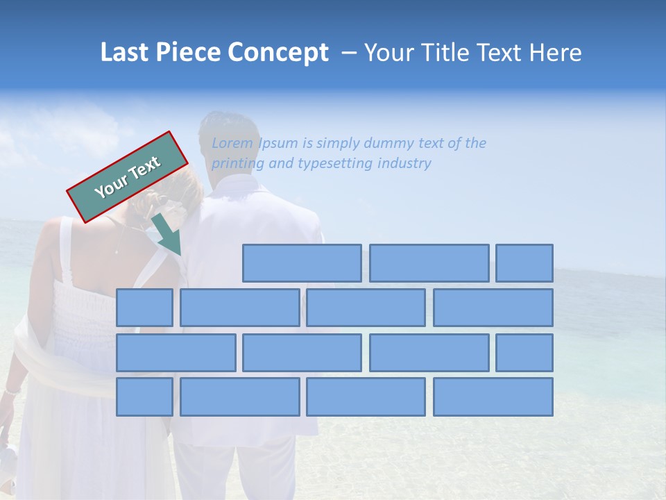 Cheerful Resort Blond PowerPoint Template