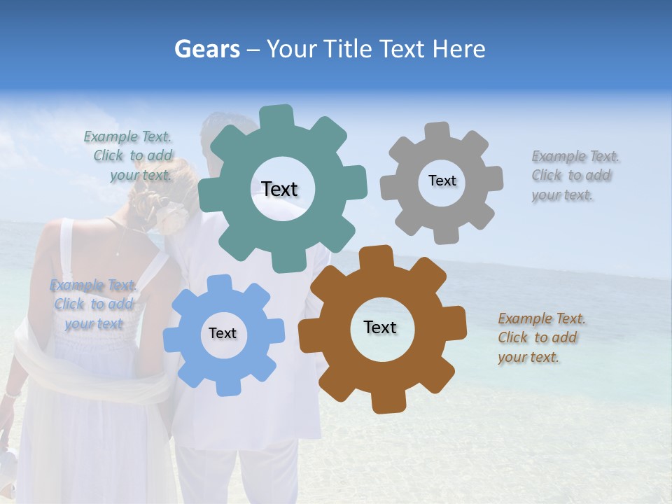 Cheerful Resort Blond PowerPoint Template