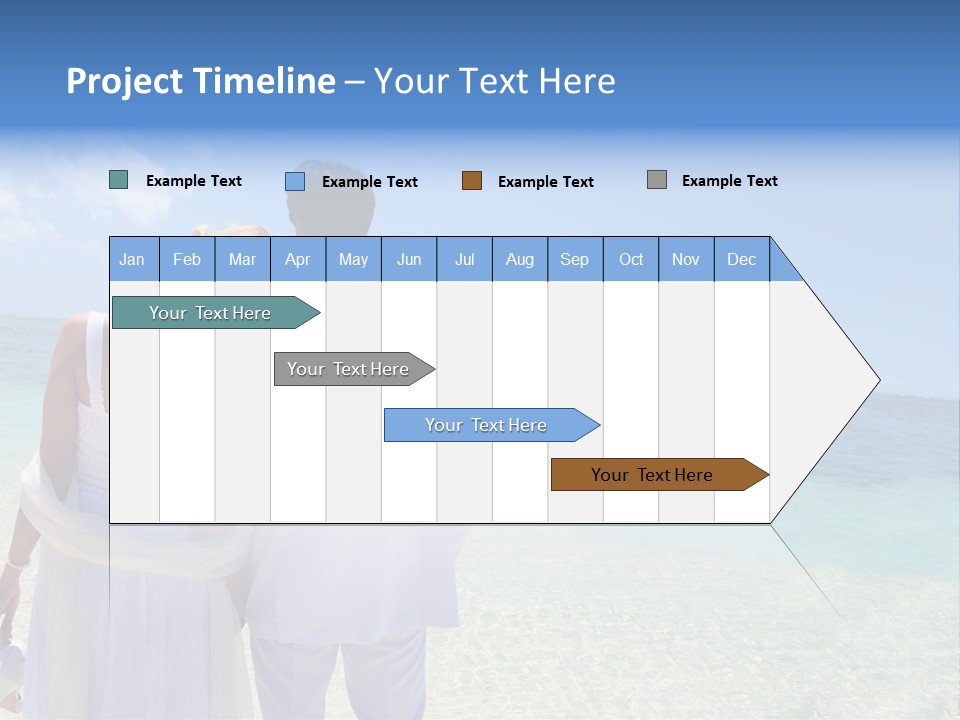 Cheerful Resort Blond PowerPoint Template