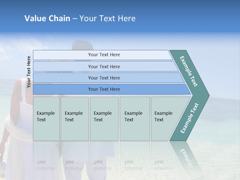 Cheerful Resort Blond PowerPoint Template