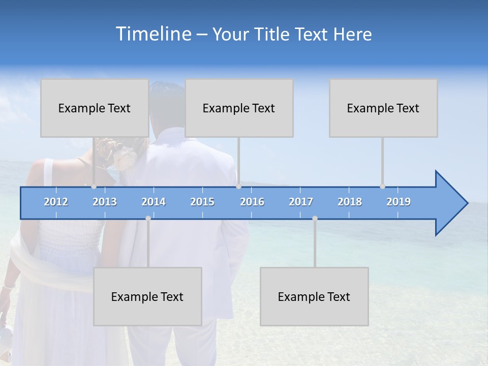 Cheerful Resort Blond PowerPoint Template