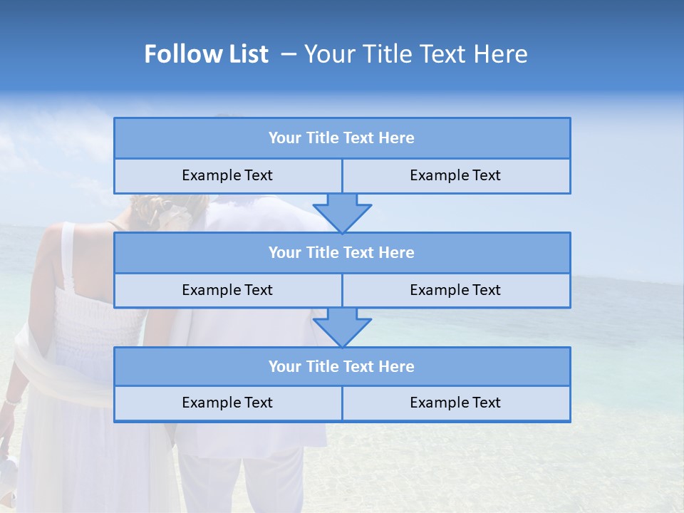 Cheerful Resort Blond PowerPoint Template