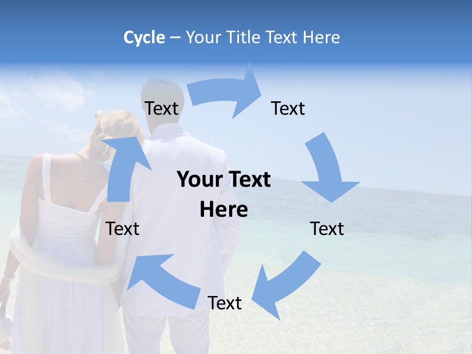 Cheerful Resort Blond PowerPoint Template