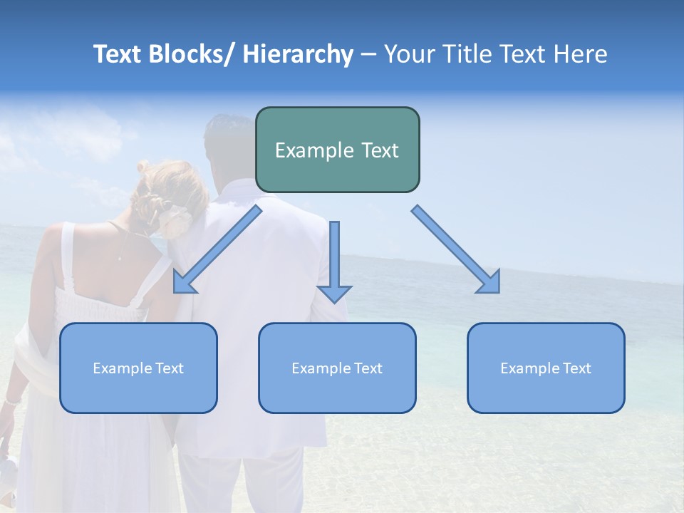 Cheerful Resort Blond PowerPoint Template