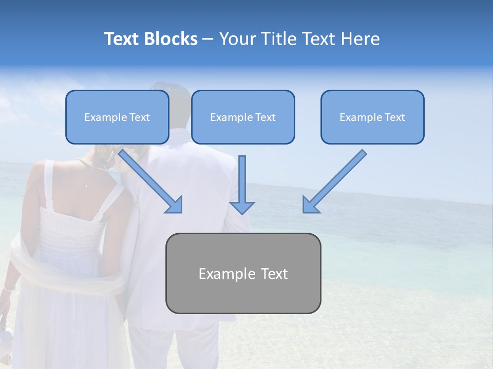 Cheerful Resort Blond PowerPoint Template