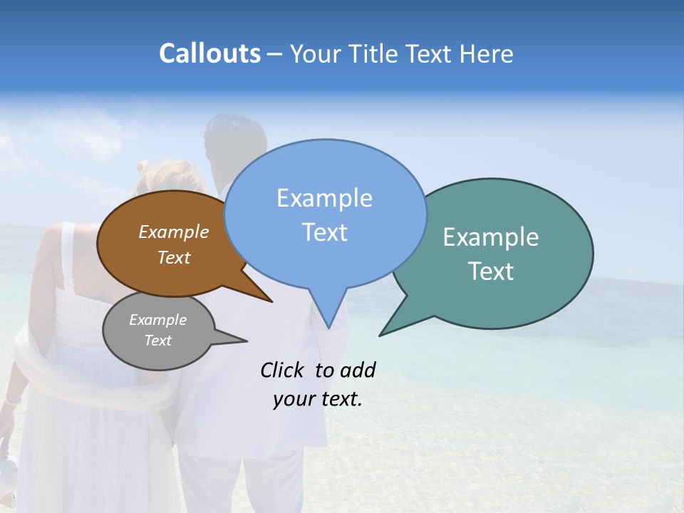 Cheerful Resort Blond PowerPoint Template