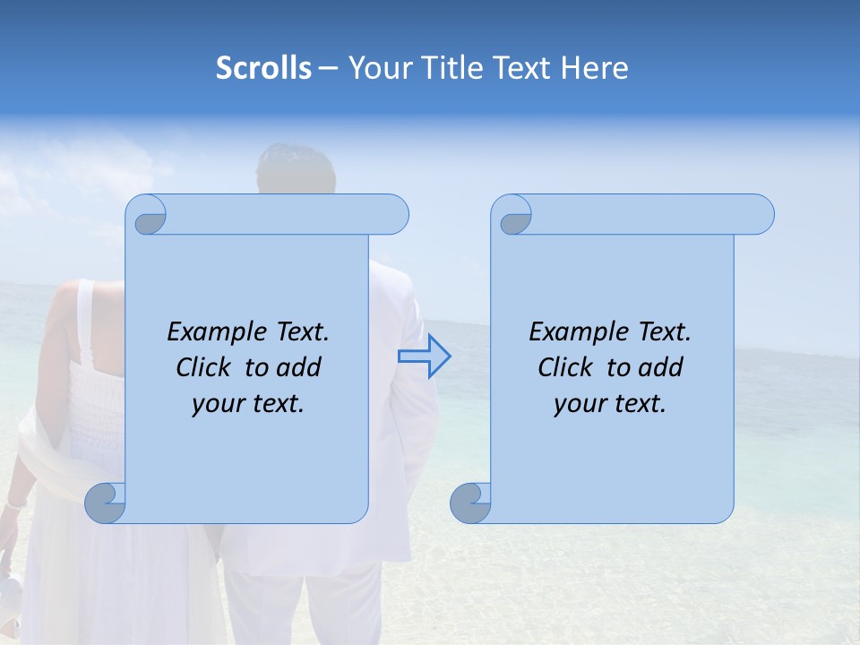 Cheerful Resort Blond PowerPoint Template