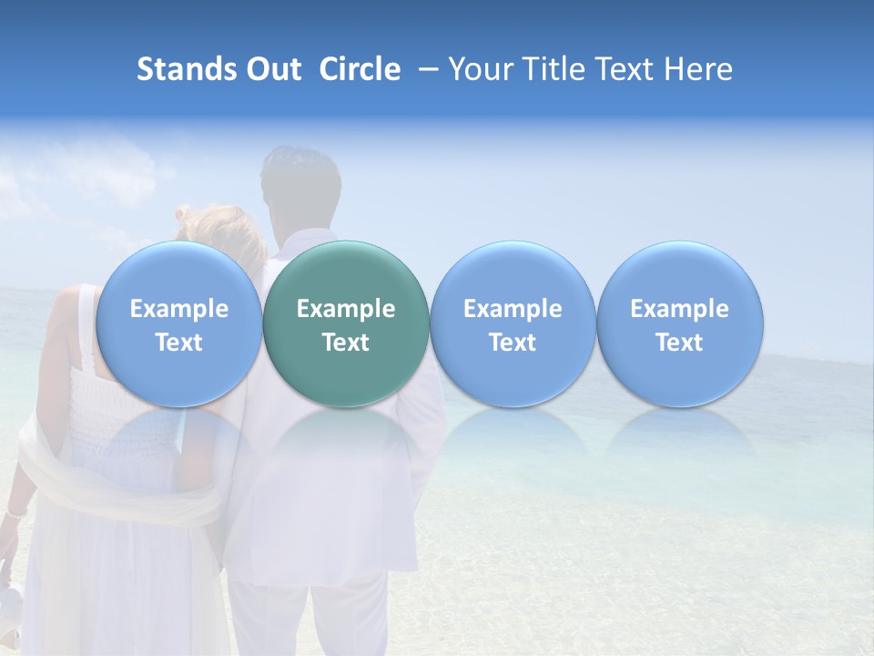 Cheerful Resort Blond PowerPoint Template