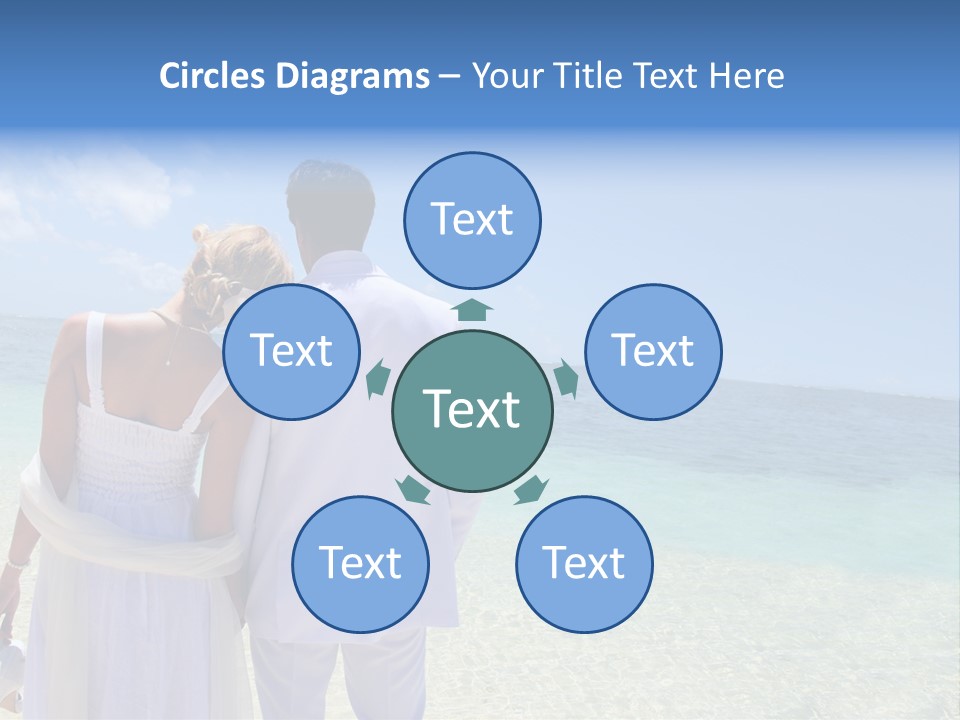 Cheerful Resort Blond PowerPoint Template