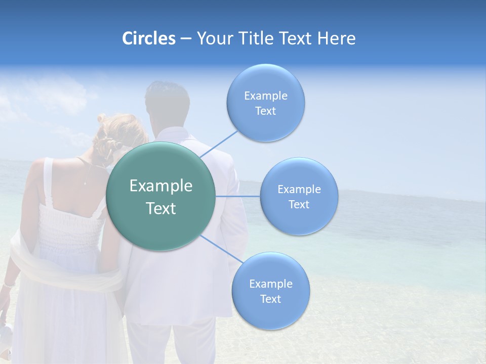 Cheerful Resort Blond PowerPoint Template