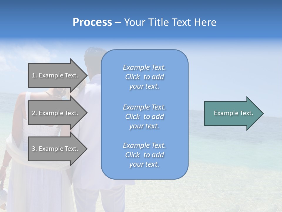 Cheerful Resort Blond PowerPoint Template