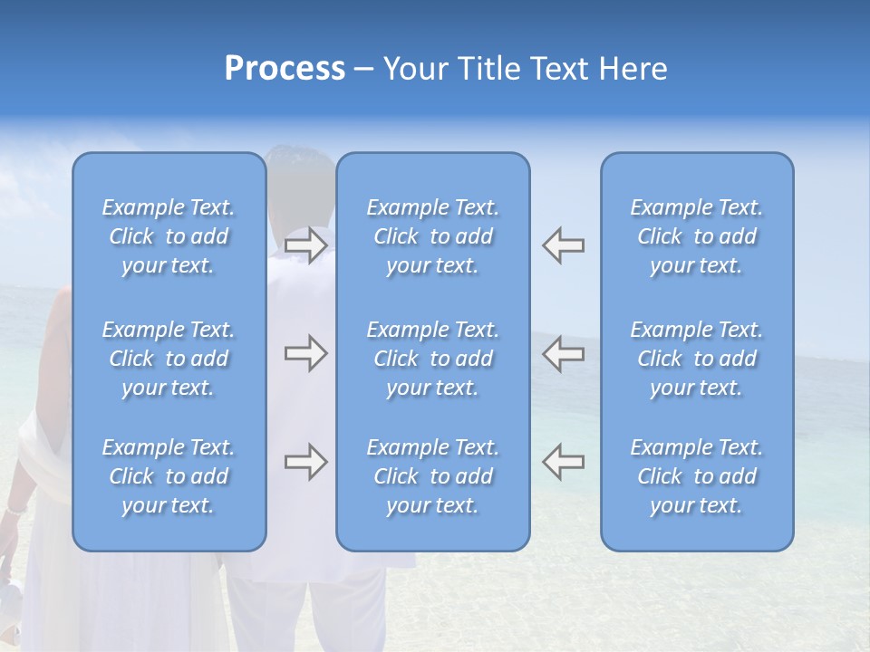 Cheerful Resort Blond PowerPoint Template